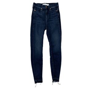 AYR Jeans AYR The Riser Dark Wash High Rise Released Hem Jeans Size W25 L28